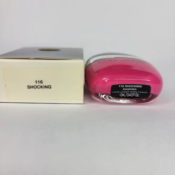 Marc Jacobs Enamored Lacquer Nail Colour "Shocking" 116 Pink Nail Polish - Picture 7 of 7